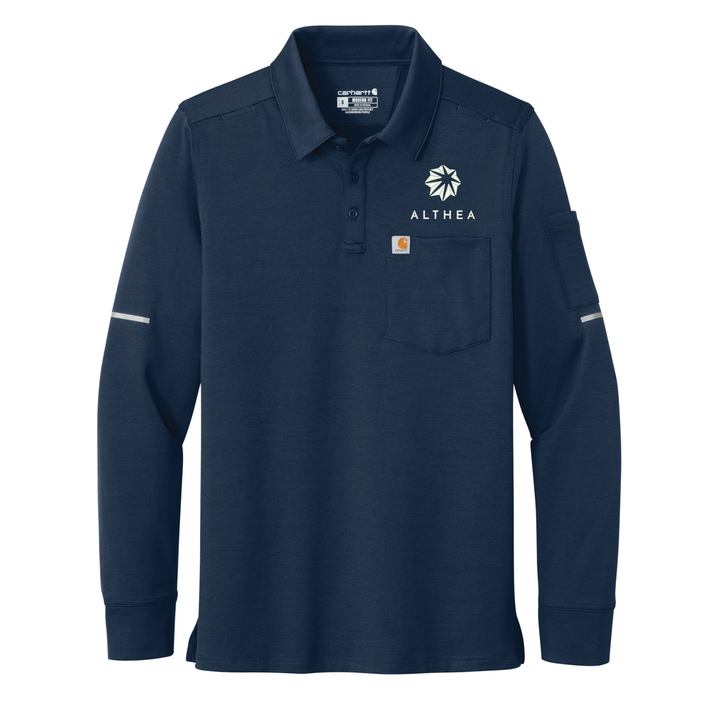 Althea Healthcare Carhartt® FLD & RSCU Long Sleeve Polo