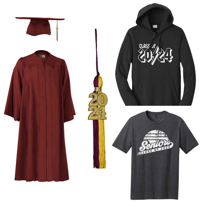 Cap & Gown Basic Package | Cannon Co High School