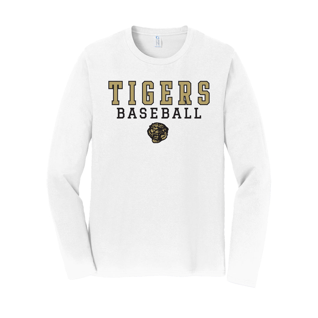 Central Magnet Baseball Stacked Long Sleeve T-shirt