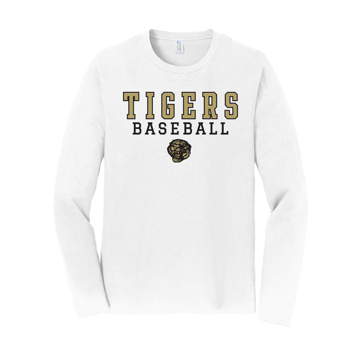 Central Magnet Baseball Stacked Long Sleeve T-shirt
