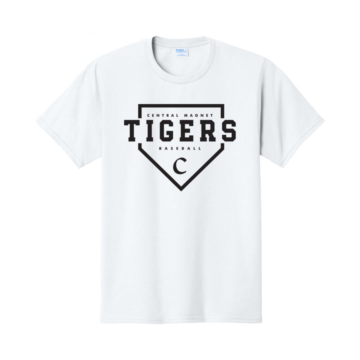 Central Magnet Baseball Homeplate Short Sleeve T-shirt
