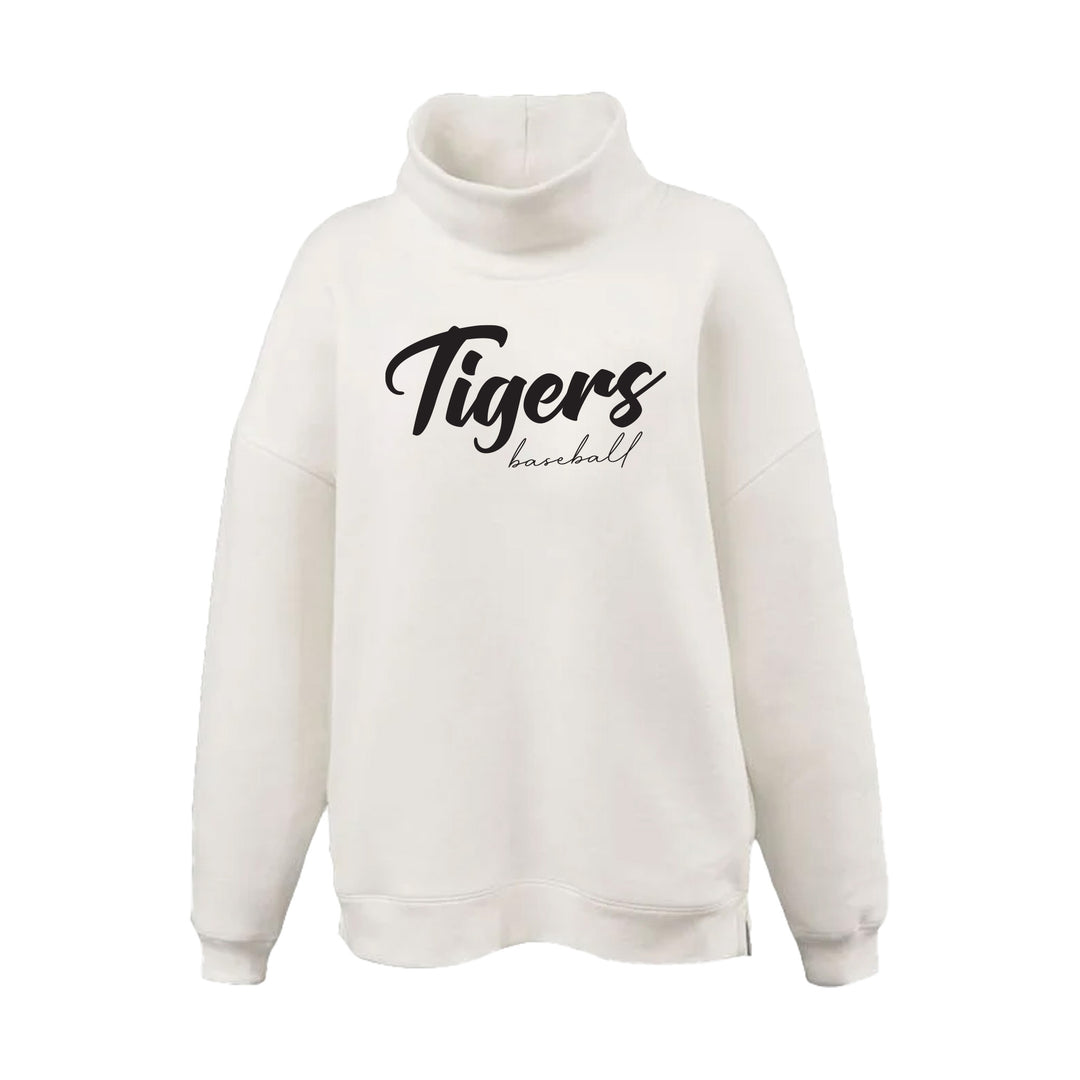 Central Magnet Women's Oversized Mockneck Sweatshirt | Adult