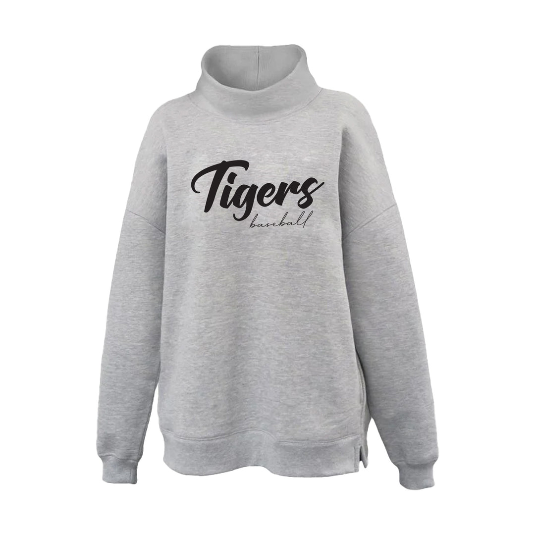 Central Magnet Women's Oversized Mockneck Sweatshirt | Adult