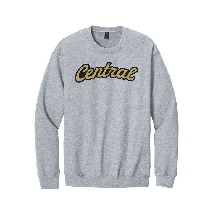 Central Magnet Tigers Baseball Script Crewneck Sweatshirt | Adult
