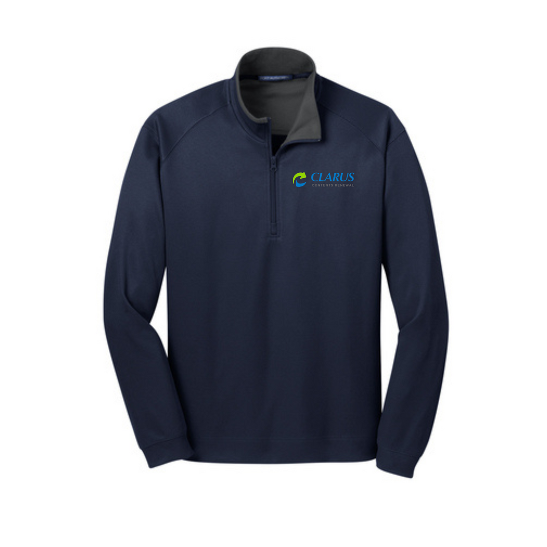 Port Authority Vertical Texture 1/4-Zip Pullover | Clarus Contents