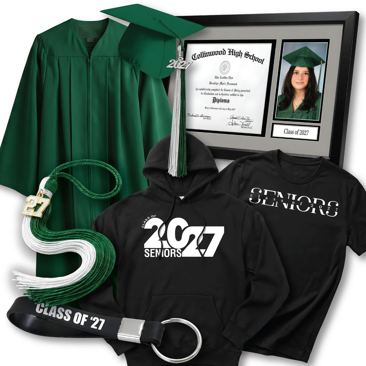 Cap & Gown Deluxe Package | Collinwood High School