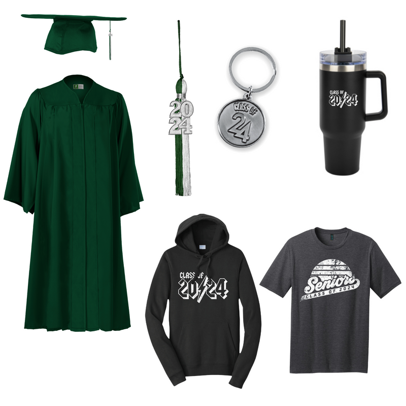 Cap & Gown Deluxe Package | Green Hill High School