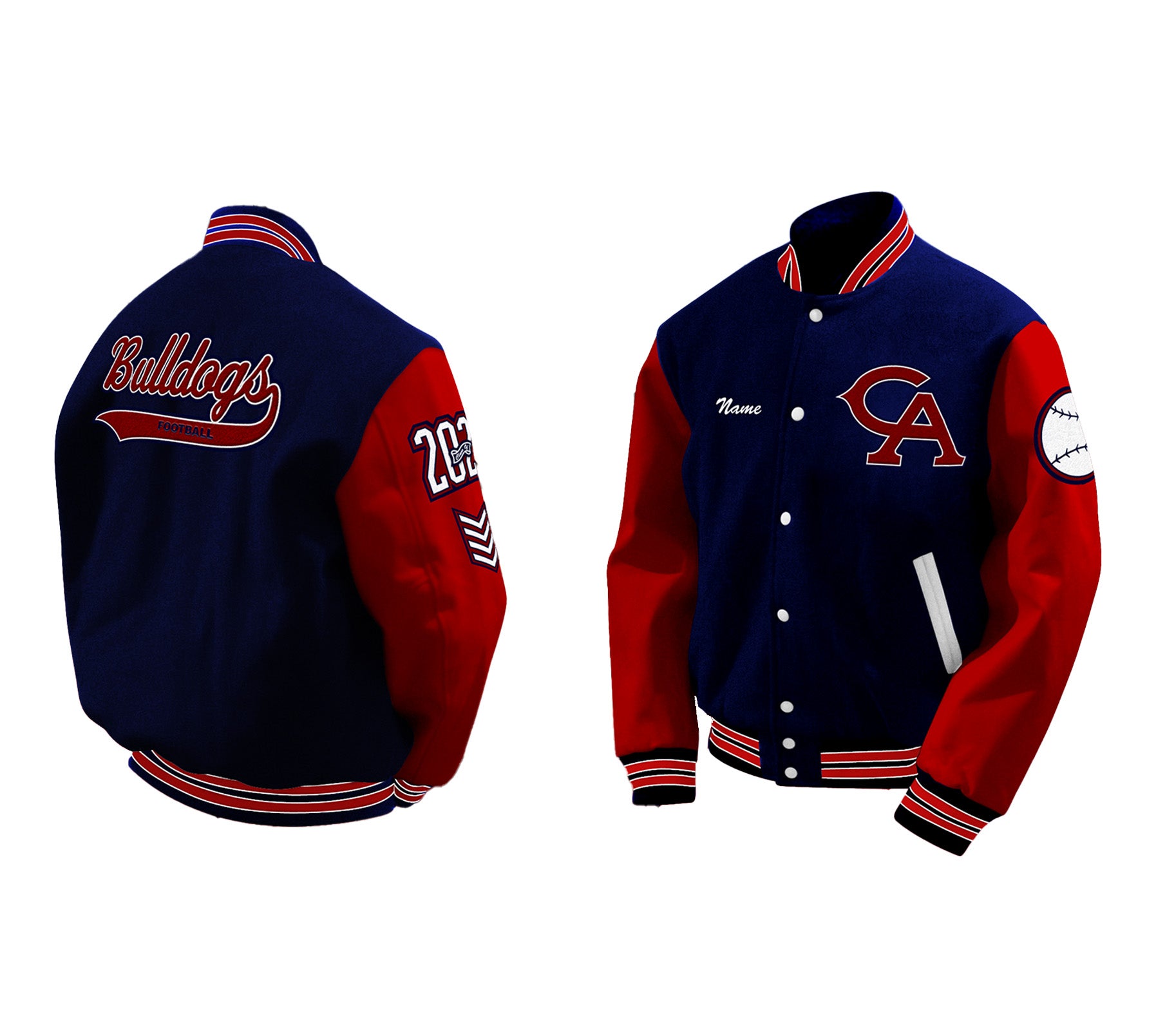 Columbia Academy Bulldogs Jacket Builder | Deluxe Package – JHA Company ...