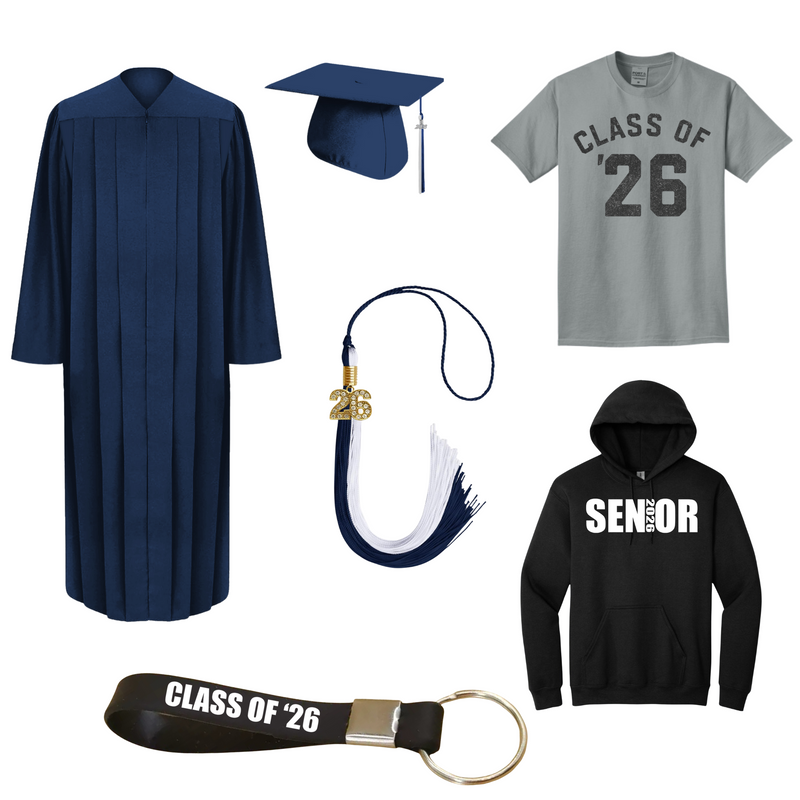 Cap & Gown Essential Package | MiaPrep Online High School
