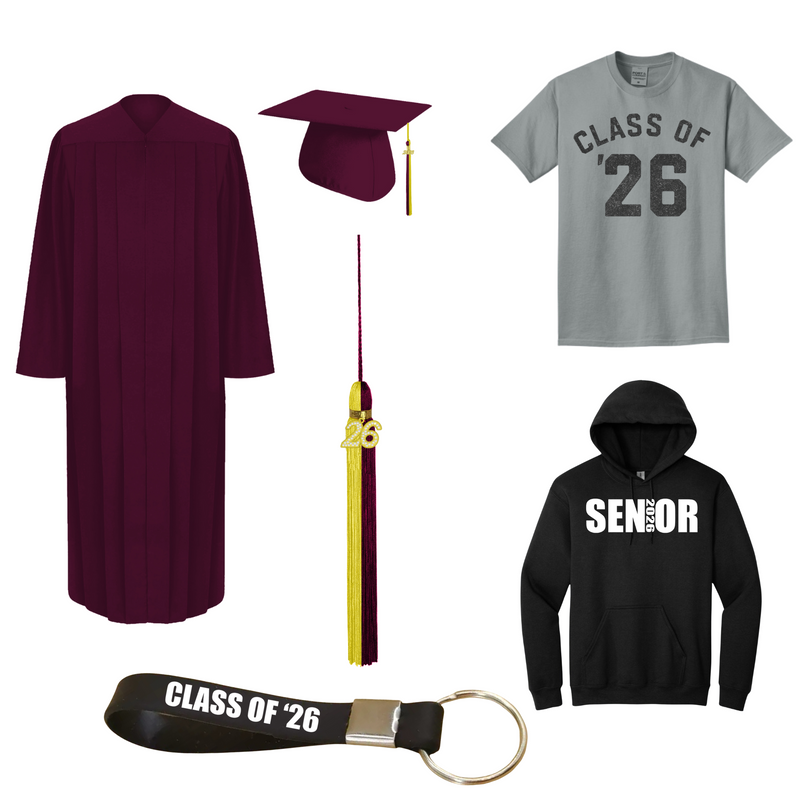 Cap & Gown Essential Package | Cannon Co High School