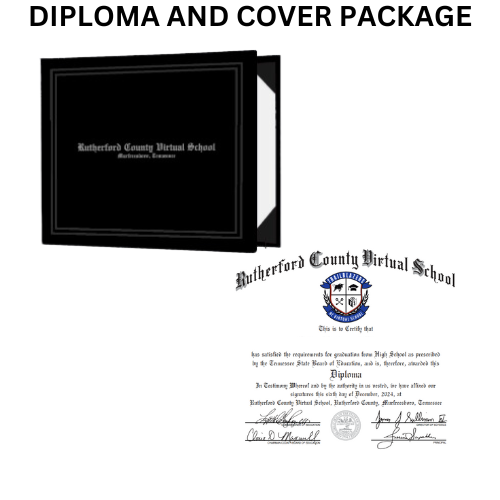 Diploma and Cover | Rutherford County Virtual School