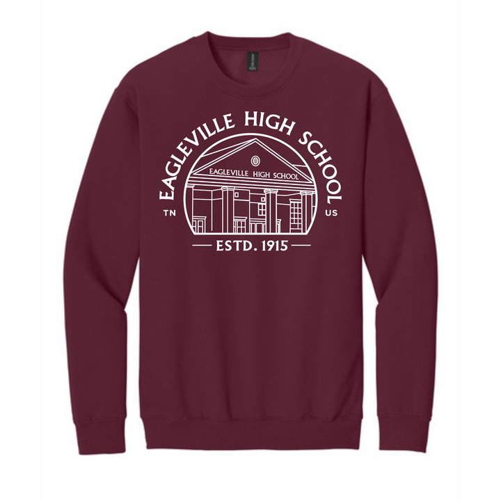 Community Softstyle Crewneck Sweatshirt | Eagleville Football 2026