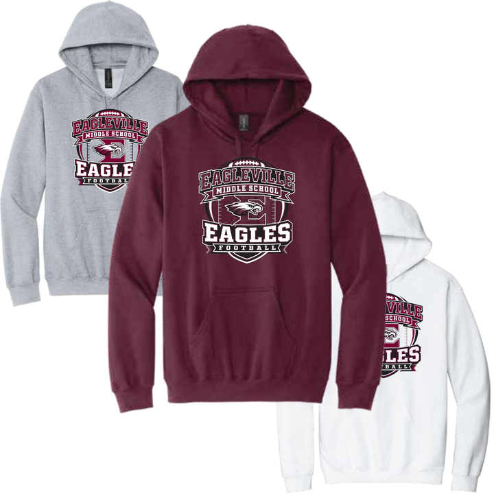 Middle School Roster Softstyle Hoodie | Eagleville Football 2026