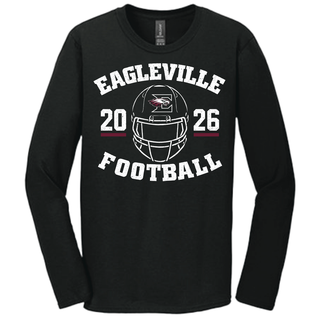 Eagleville Pride Softstyle Long-Sleeve Tee | Eagleville Football 2026