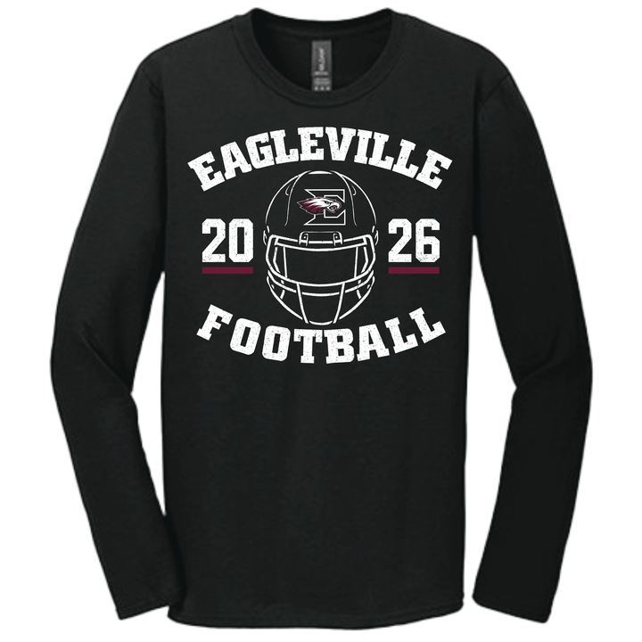 Eagleville Pride Softstyle Long-Sleeve Tee | Eagleville Football 2026