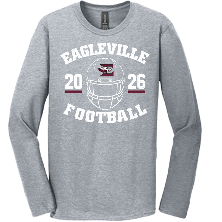 Eagleville Pride Softstyle Long-Sleeve Tee | Eagleville Football 2026