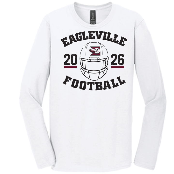 Eagleville Pride Softstyle Long-Sleeve Tee | Eagleville Football 2026