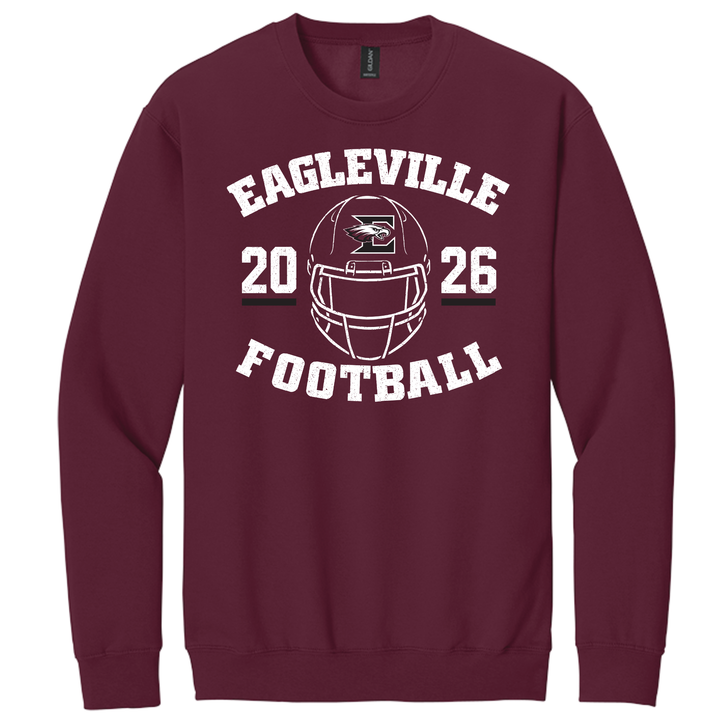 Eagleville Pride Softstyle Crewneck Sweatshirt | Eagleville Football 2026