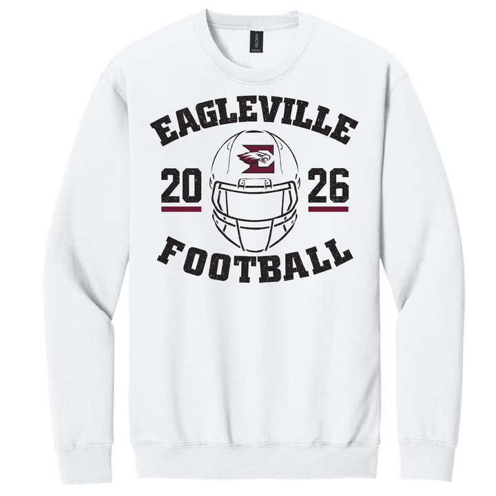 Eagleville Pride Softstyle Crewneck Sweatshirt | Eagleville Football 2026