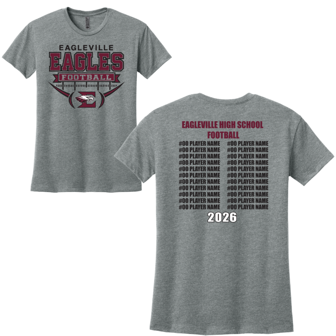 Roster Ladies Relaxed Tee | Eagleville Football 2026