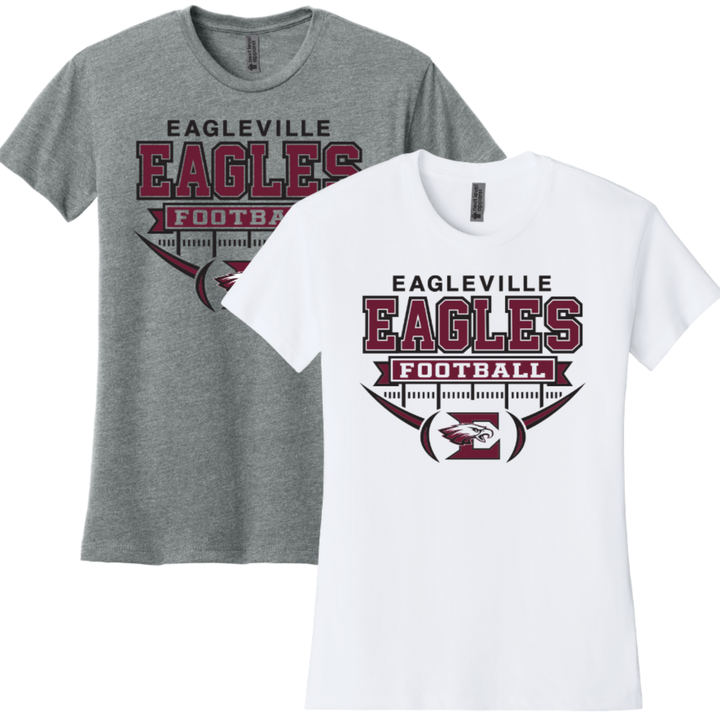 High School Roster Ladies Relaxed Tee | Eagleville Football 2026
