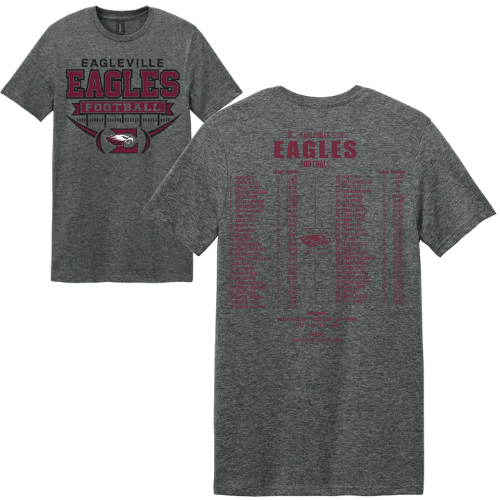 High School Roster Unisex Softstyle Tee | Eagleville Football 2026