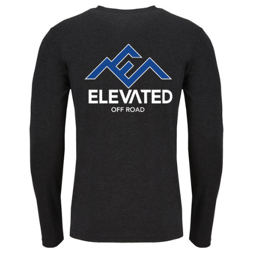 Elevated Off Road Triblend Long Sleeve Tee Vintage Black