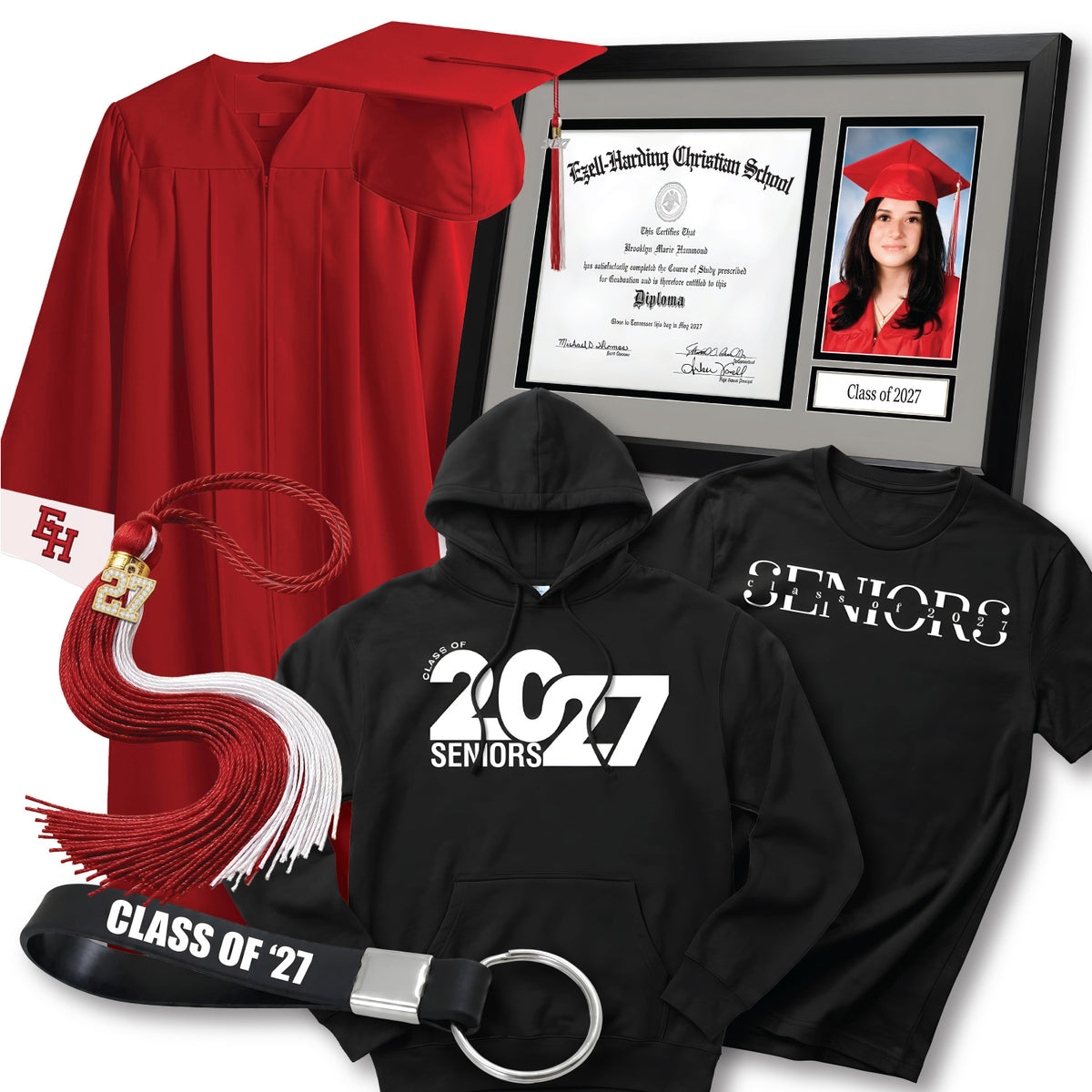 Cap & Gown Deluxe Package | Ezell Harding Christian High School