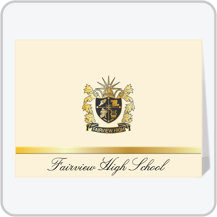 10 Pack Announcement with Envelopes | Fairview High School