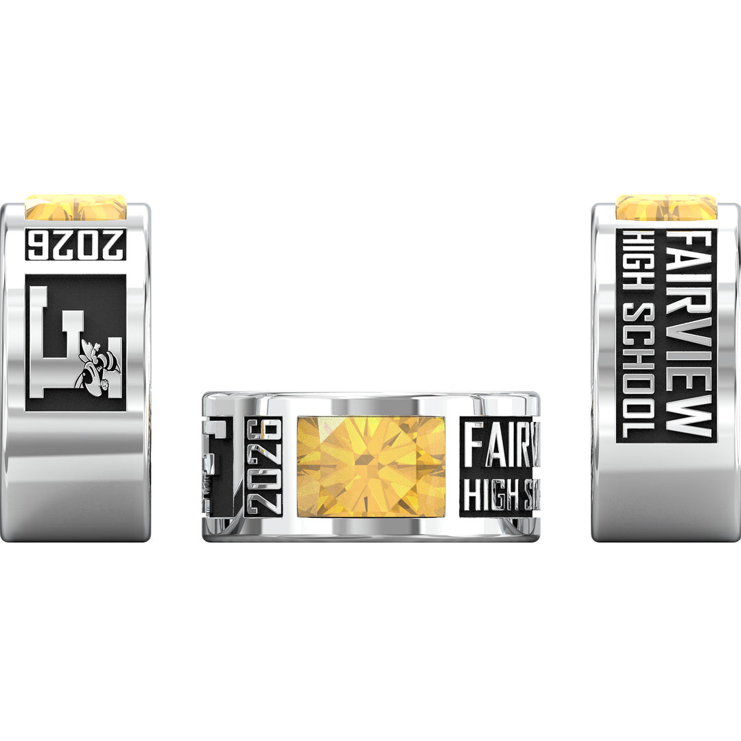 Class Ring - Band Style | Fairview High School