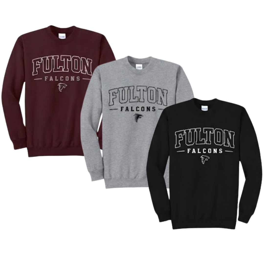 Fulton Falcons Crew Sweatshirt | Fulton High School
