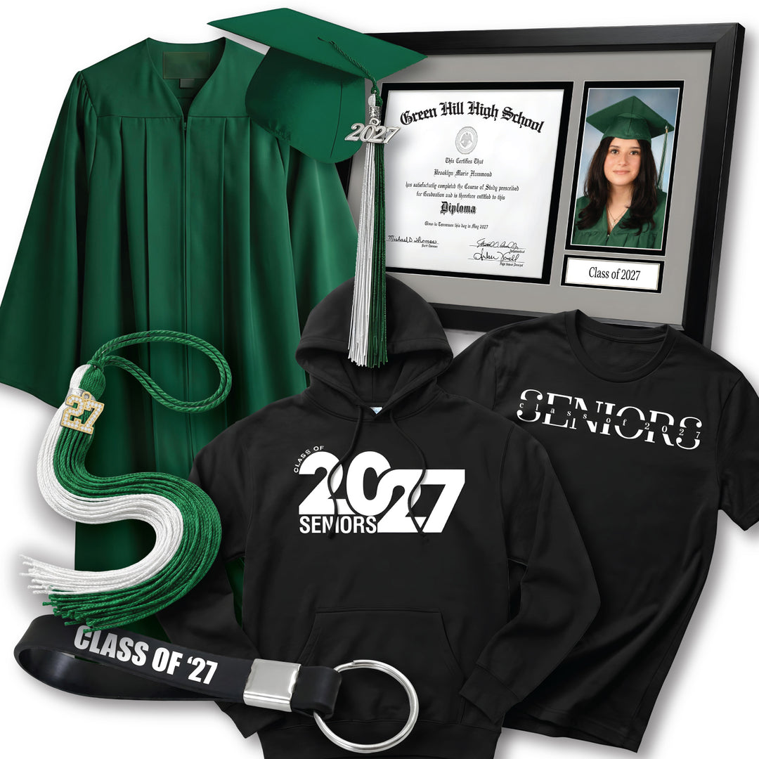 Cap & Gown Deluxe Package | Green Hill High School
