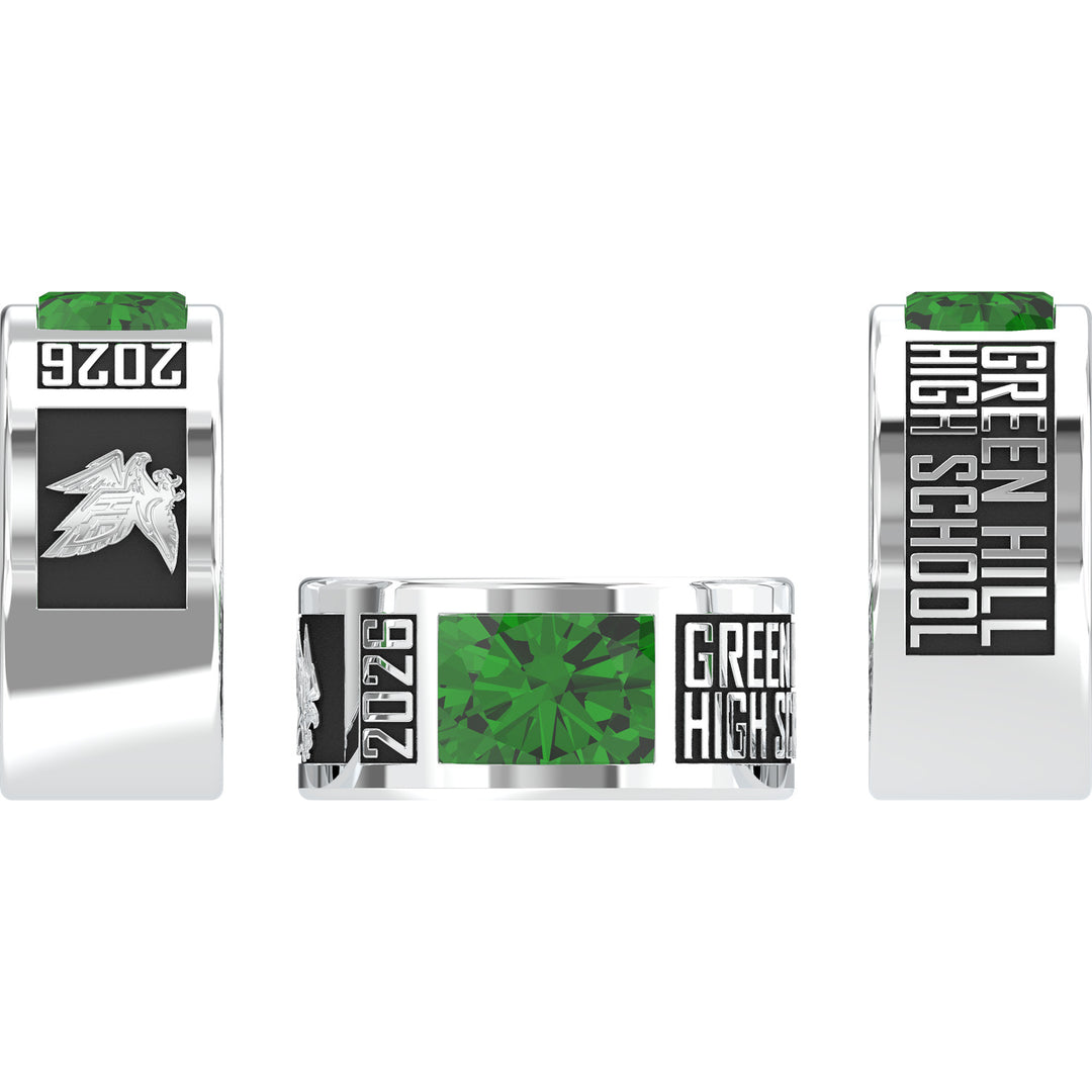 Class Ring - Band Style | Green Hill High School