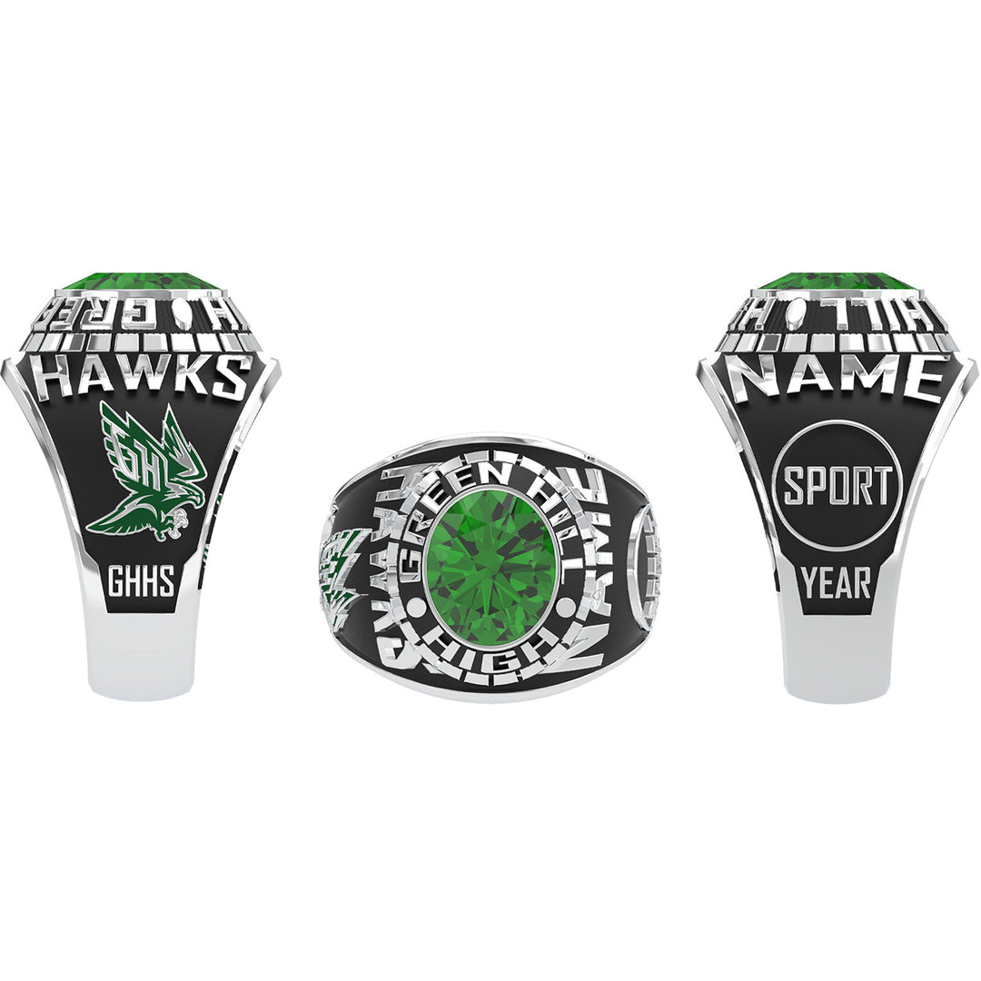 Class Ring - Traditional Style | Green Hill High School