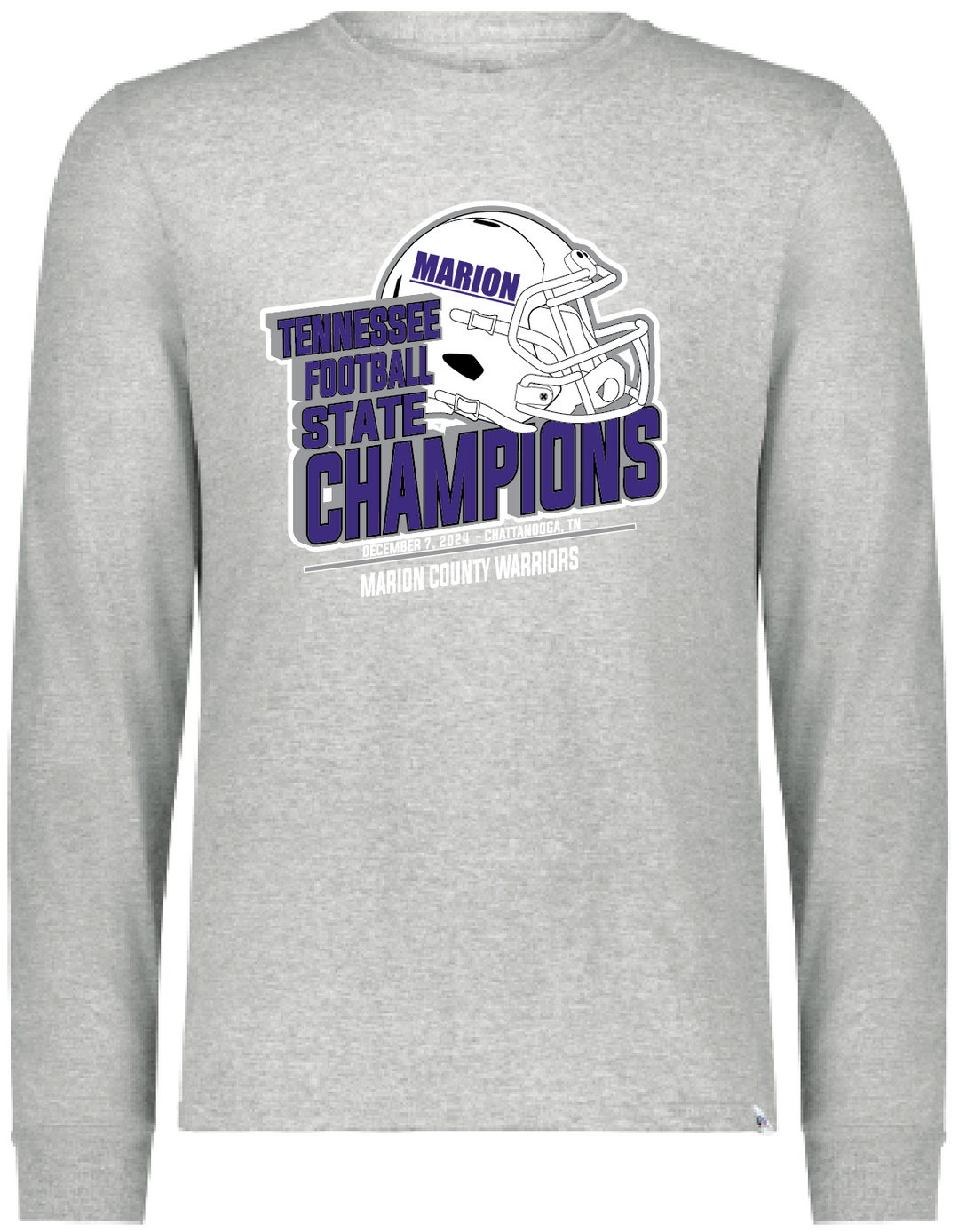 Youth Long Sleeve Tee | Marion County High School State Football Champions