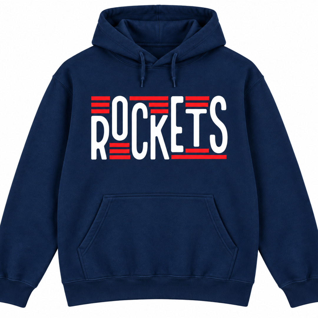 Rocket Stripe Hoodie | Hobgood Elementary School