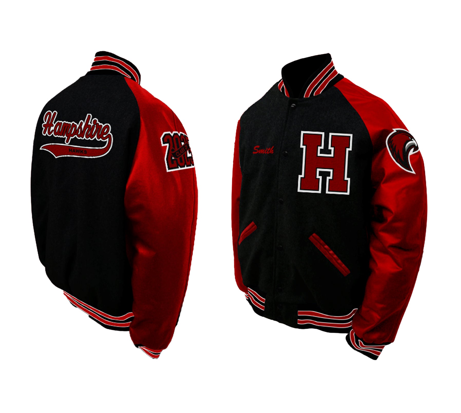 Hampshire High School Jacket Builder | Deluxe Package – JHA Company Shop