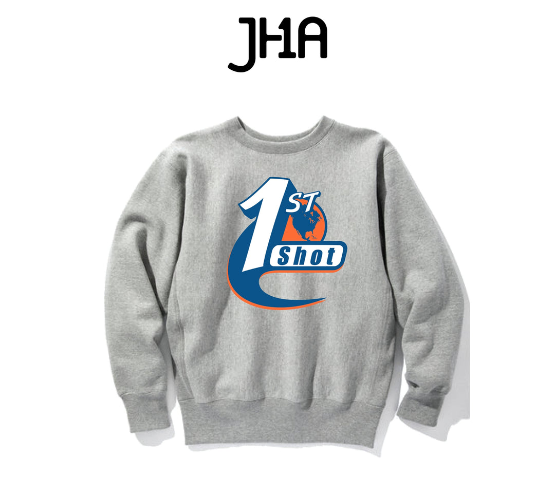 Heather Grey Crewneck | First Shot