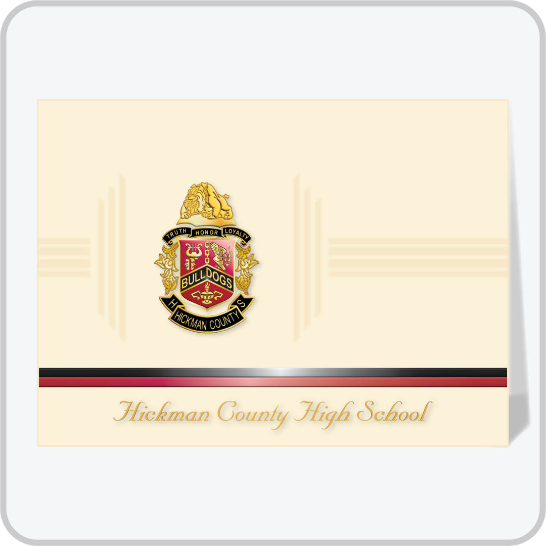 10 Pack Announcement with Envelopes Hickman County High School JHA