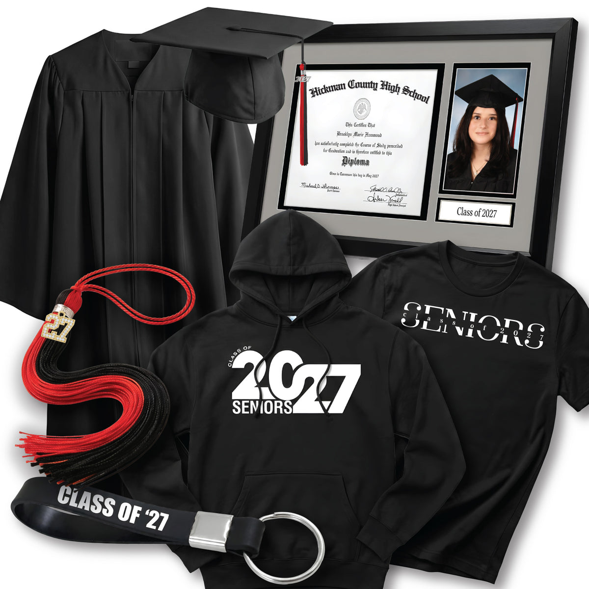Cap & Gown Deluxe Package | Grace Christian Academy Franklin