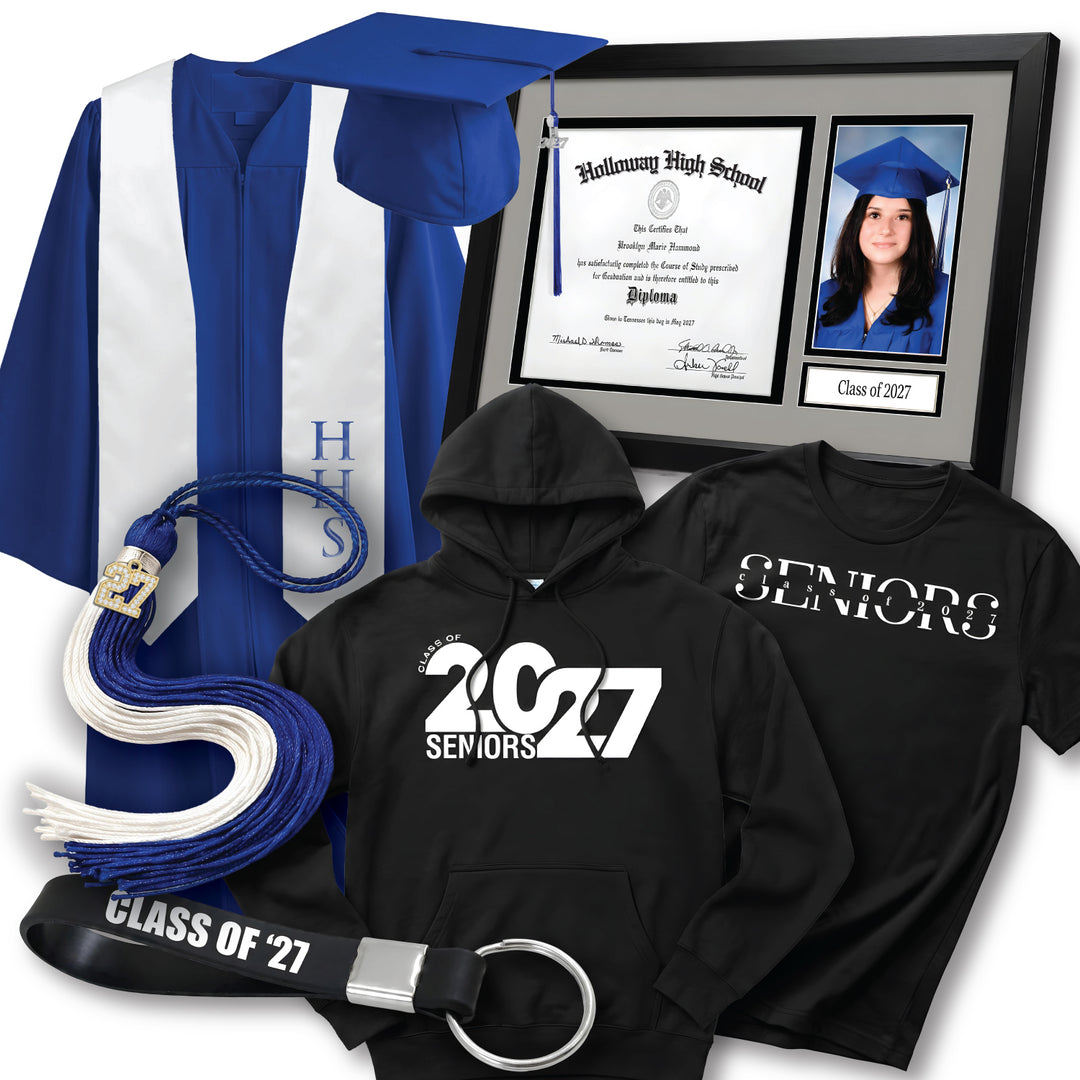 Cap & Gown Deluxe Package | Holloway High School