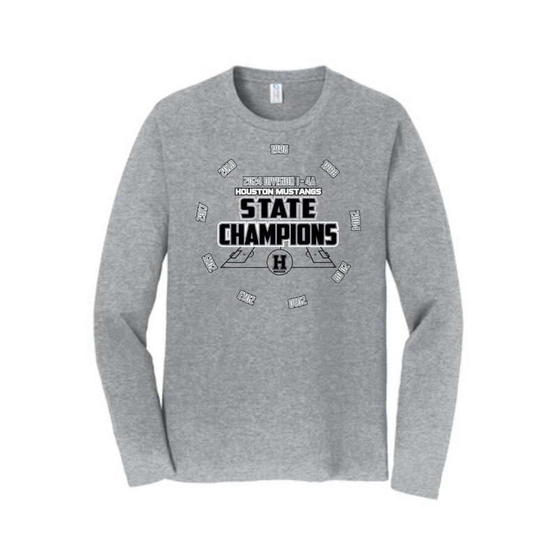 Long Sleeve Tee (with years) | Houston Mustangs State Girls Soccer