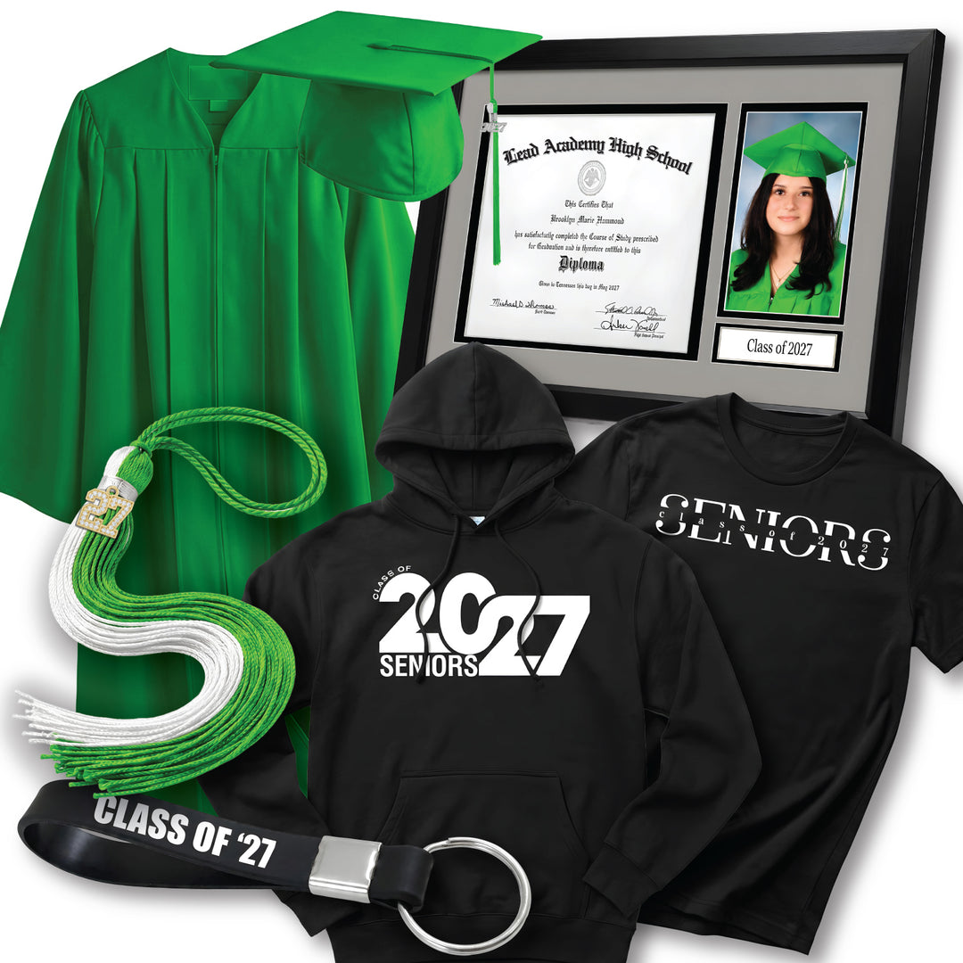 Cap & Gown Deluxe Package | Lead Academy