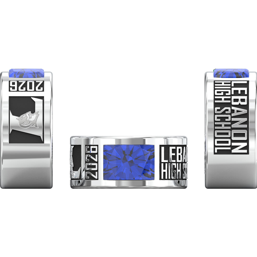 Class Ring - Band Style | Lebanon High School