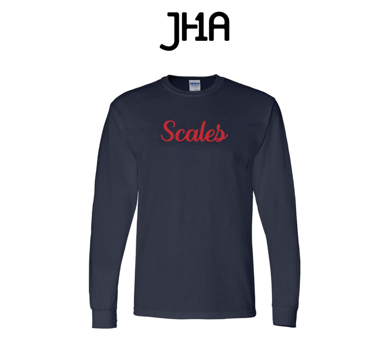 Scales Puff Print Long Sleeve Shirt | Scales Elementary School