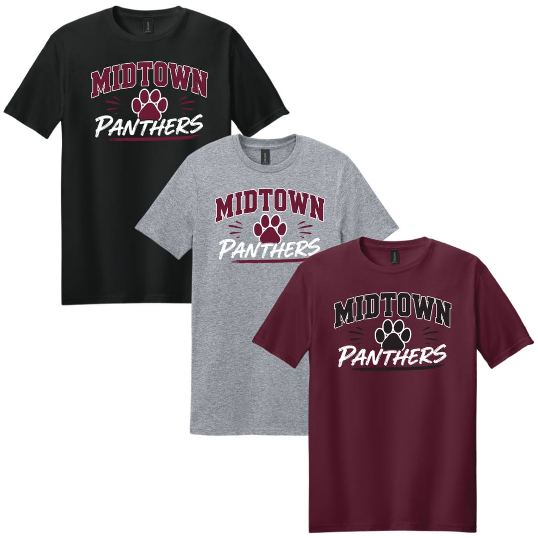 Midtown Panthers Paw Tee | Midtown Elementary School
