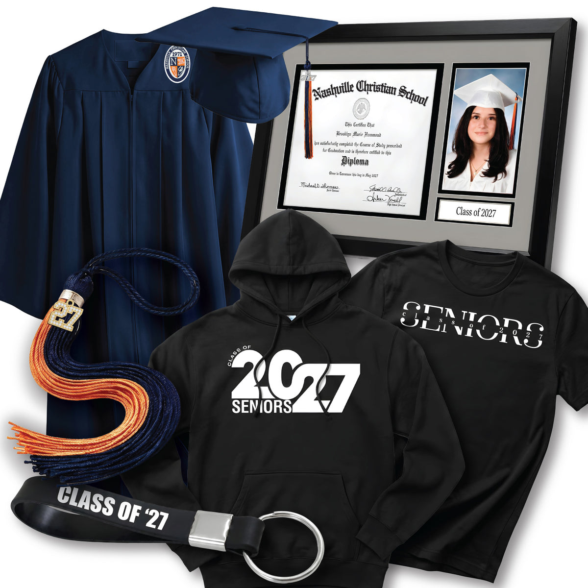Cap & Gown Deluxe Package | Nashville Christian School