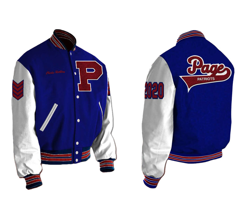 Page High School Letter Jacket Builder | Deluxe Package