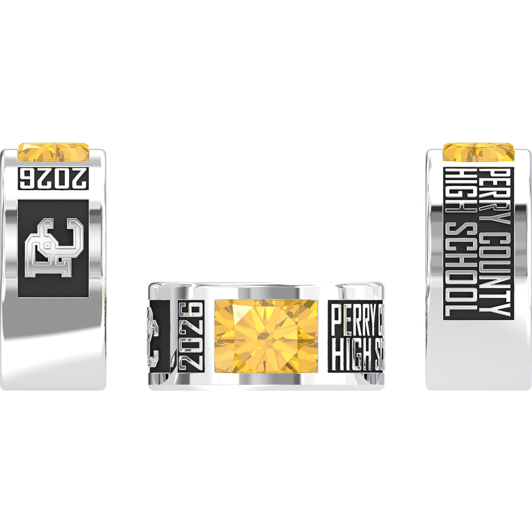Class Ring - Band Style | Perry County High School