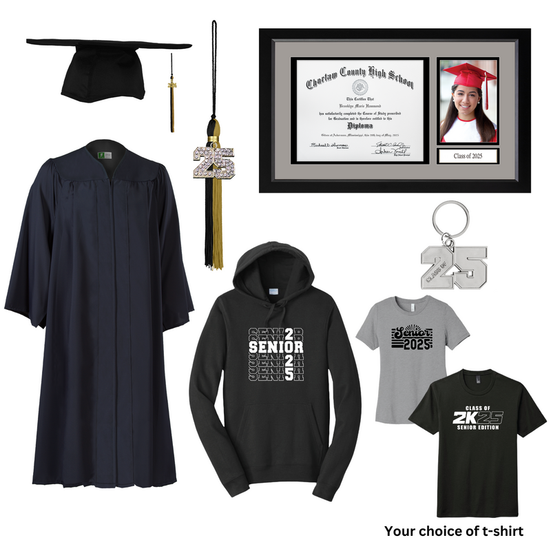 Cap & Gown Deluxe Package | Stewart Co High School